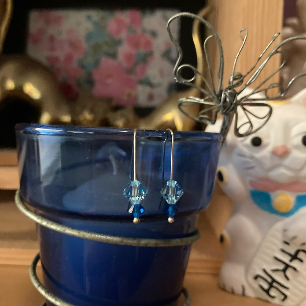 NWOT SS/Swarovski Crystal Earrings